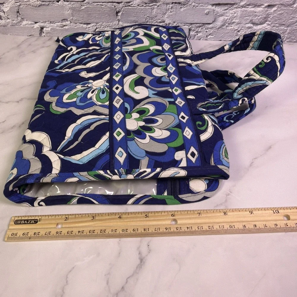 Vera Bradley Hanging Makeup Organizer Multicolor Paisley, Zipper, Handle